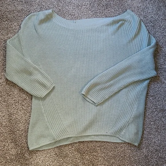 Express light weight sweater with‎ detail back - Picture 2 of 3